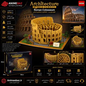 مدل ساختنی کولوسئو رم | Architecture World Famous
